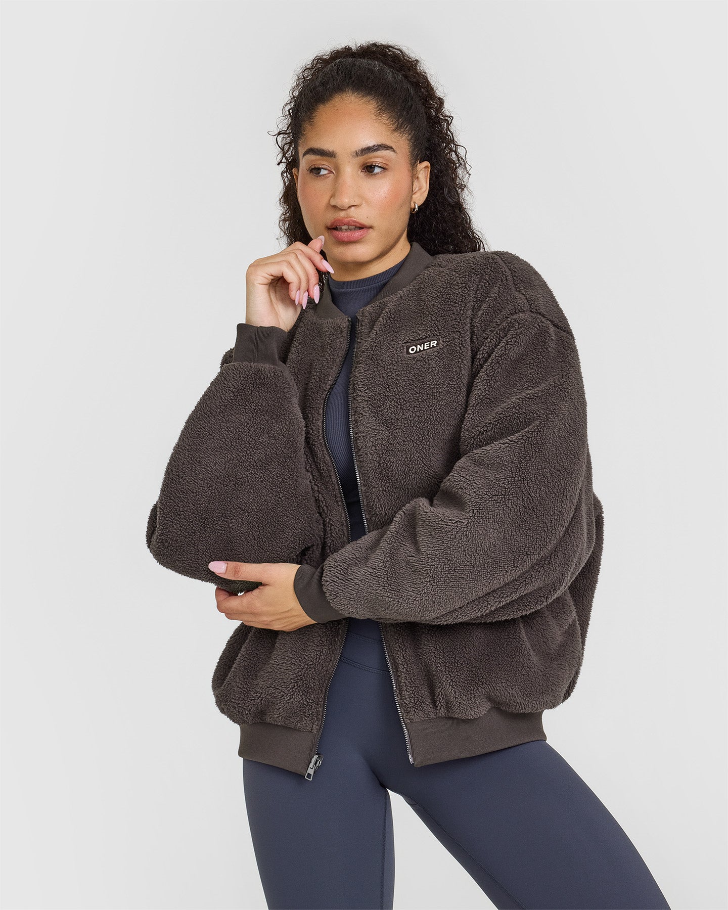 Reversible Bomber Jacket | Truffle Brown