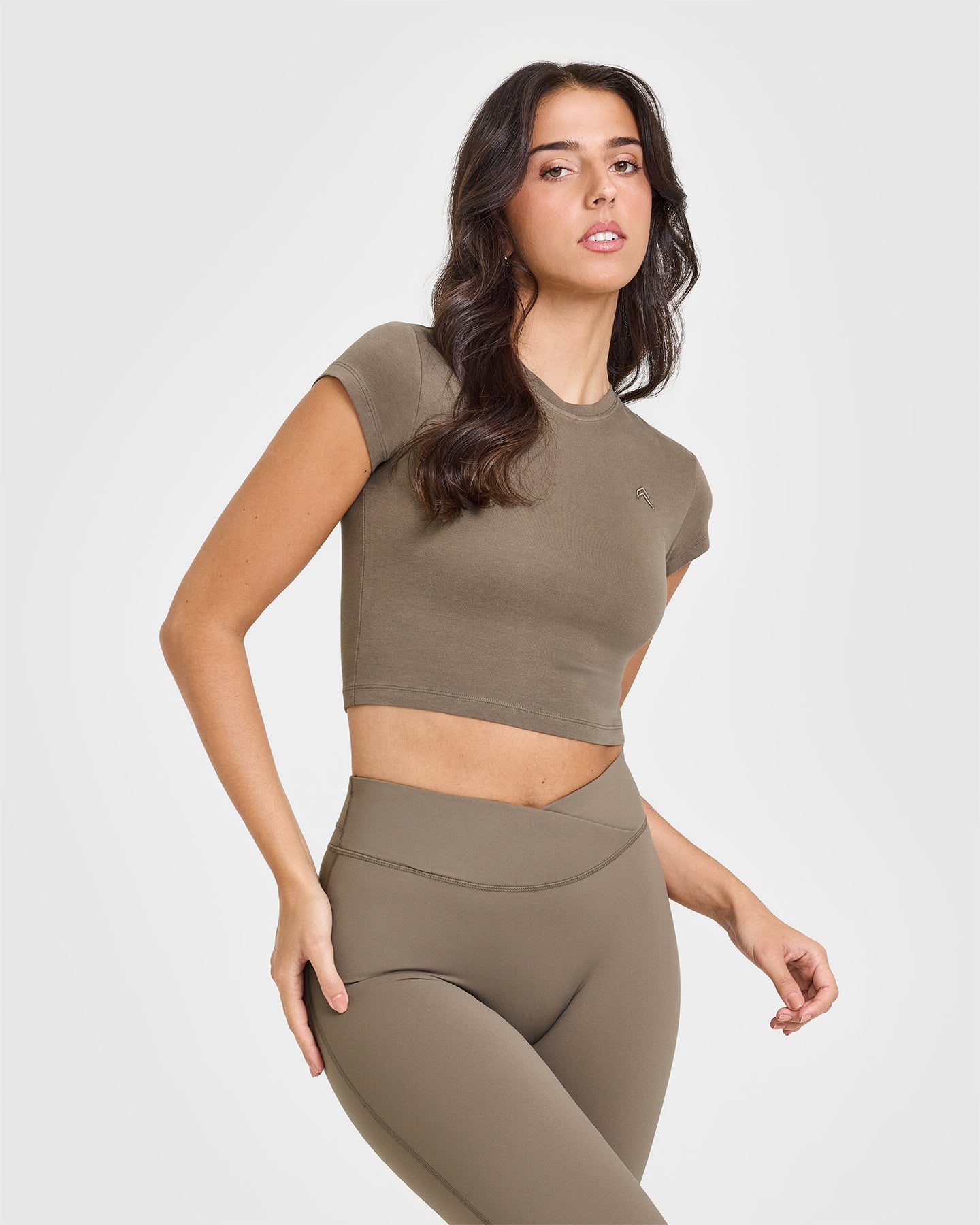 Cotton Icon Baby T-Shirt | Moss Brown