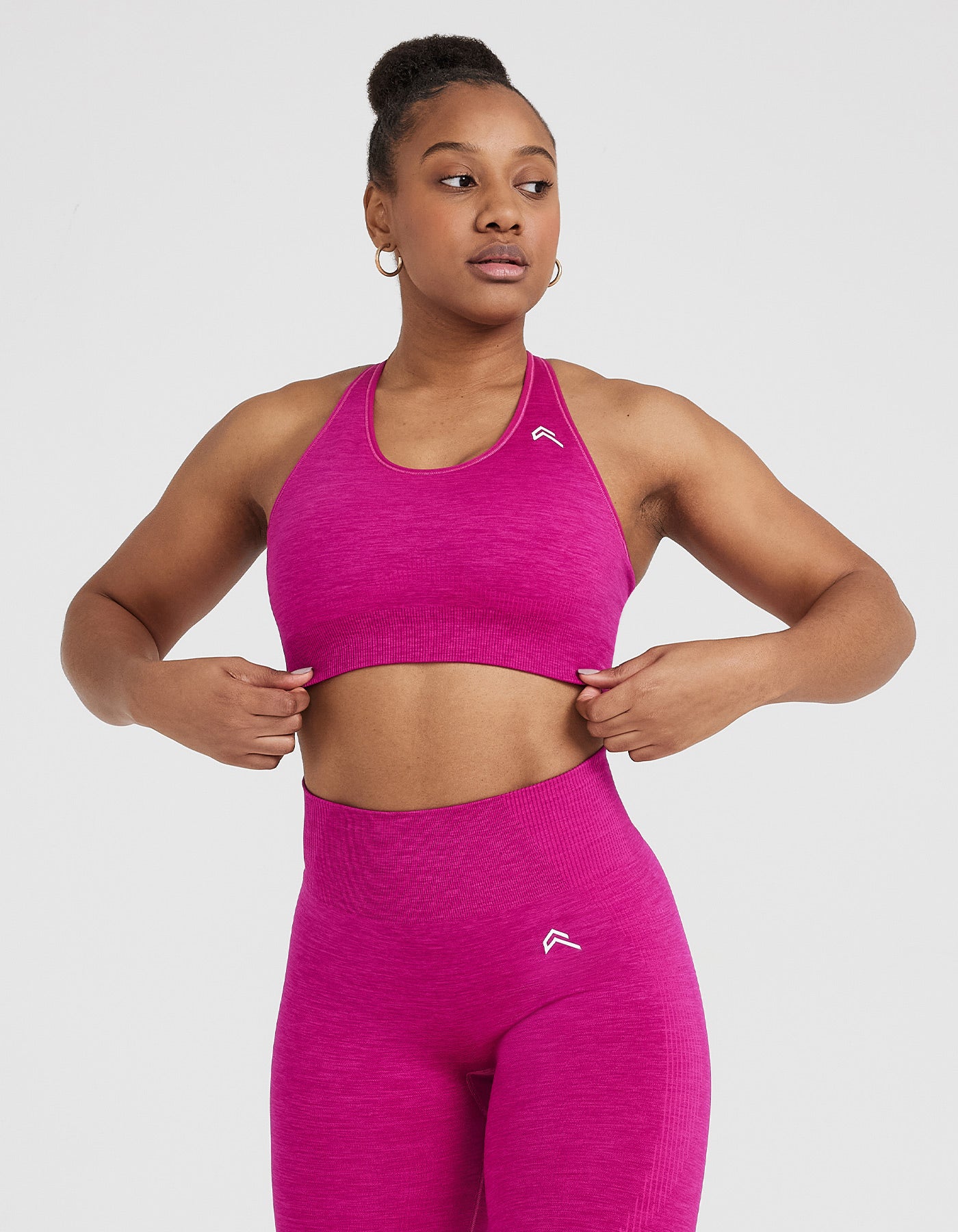 Classic Seamless 2.0 Bralette | Fuchsia Marl