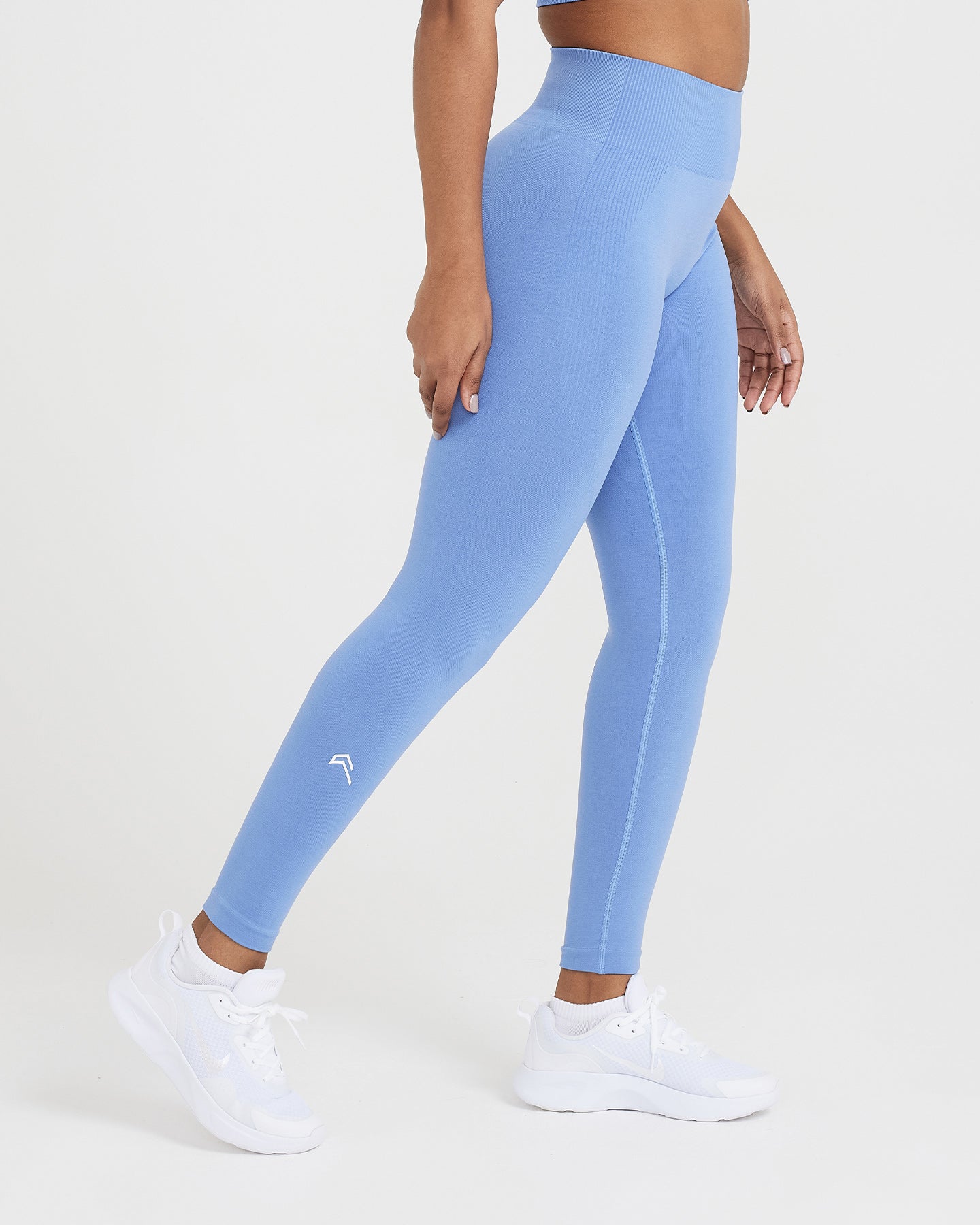 Classic Seamless 2.0 Leggings | Light Denim Marl - Image 2