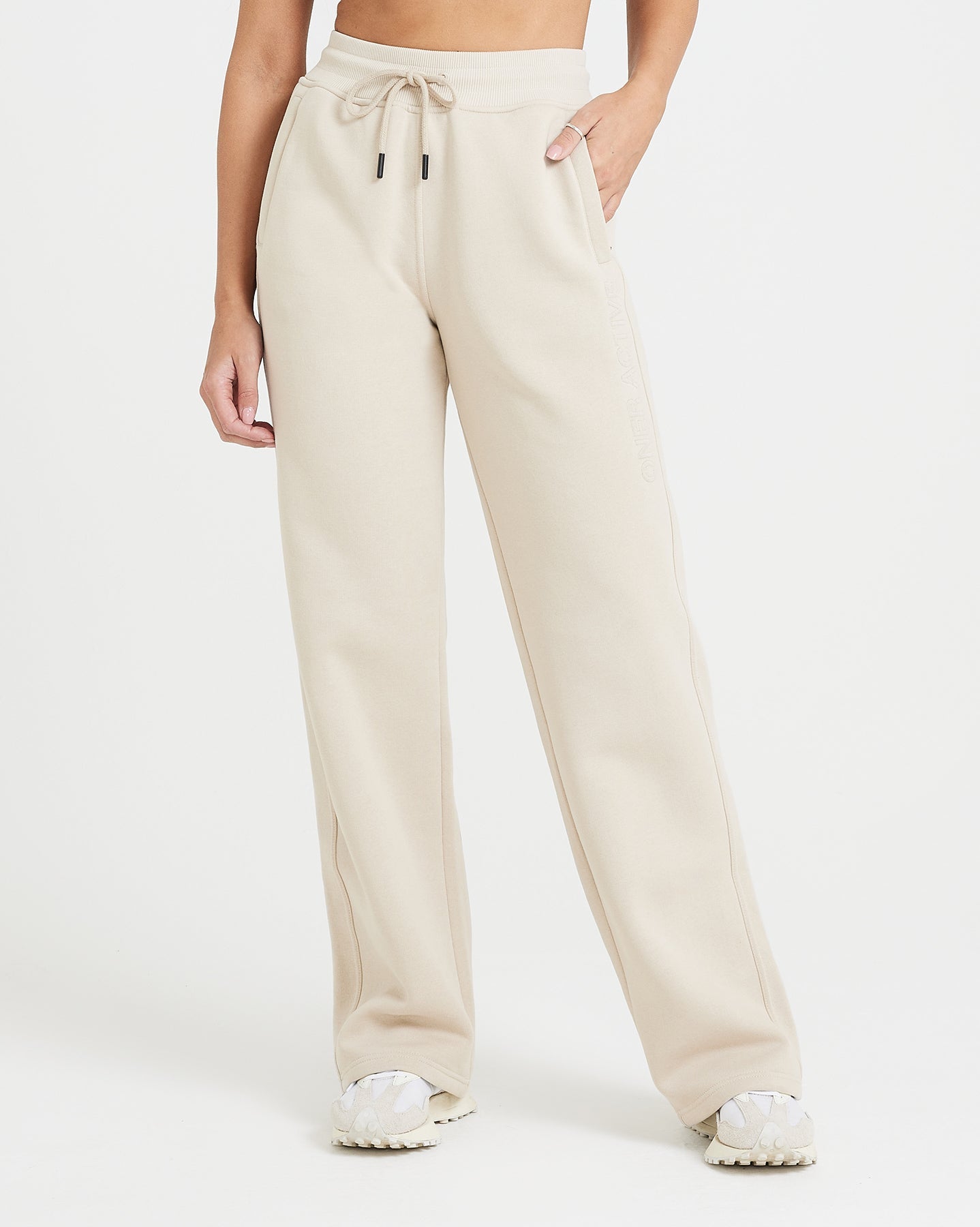 Classic Lounge Straight Leg Joggers | Sand