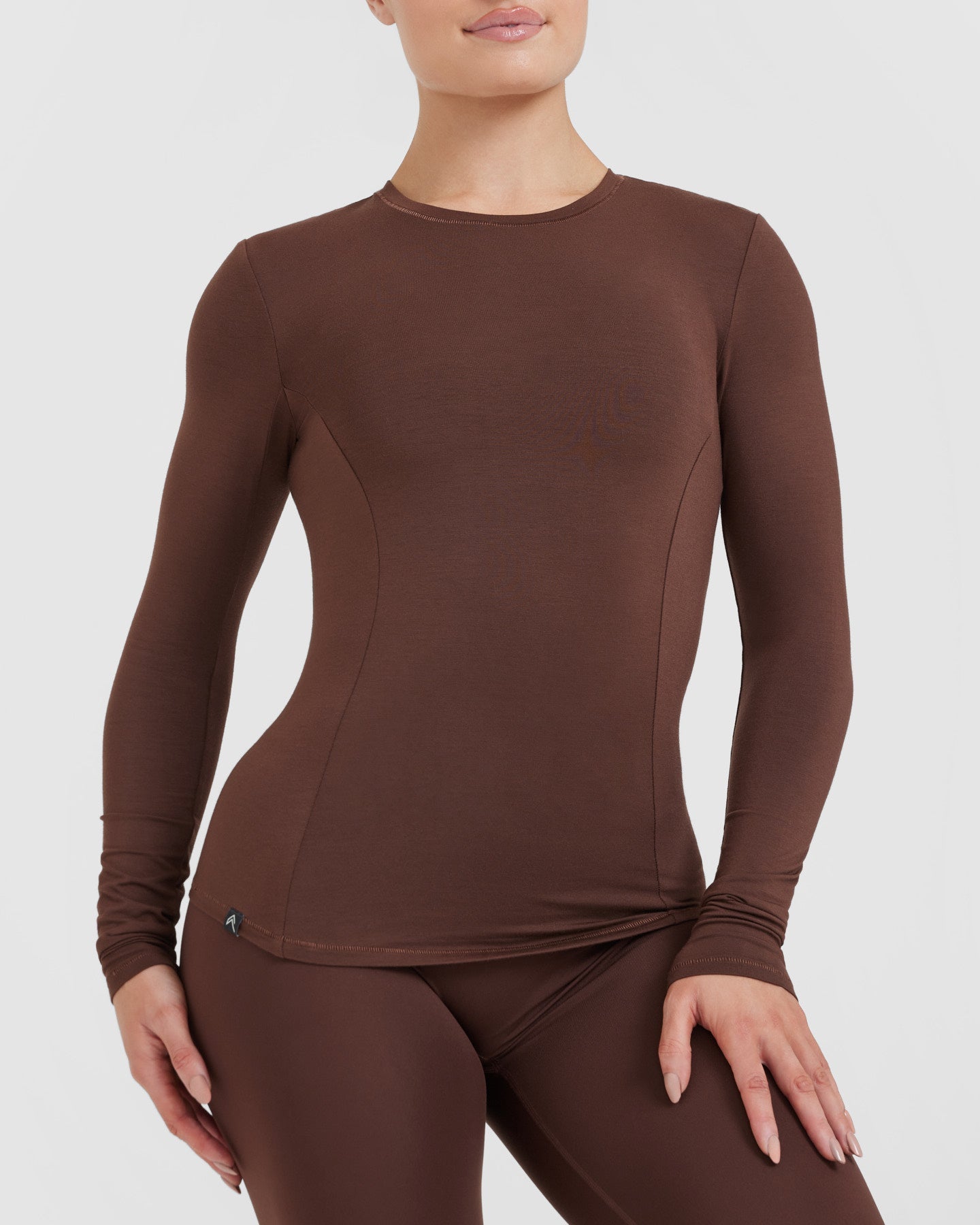Mellow Soft Long Sleeve Top | Espresso - Image 4