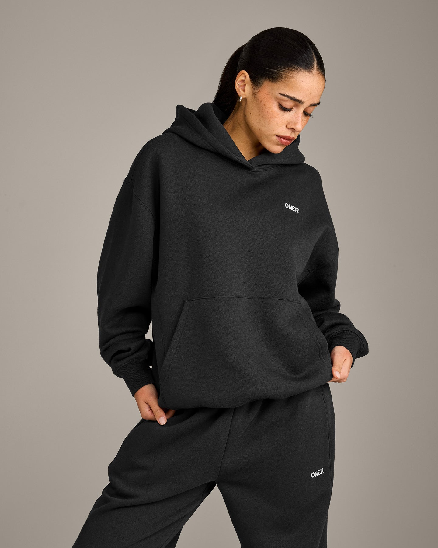 Foundations Cosy Hoodie | Soft Black