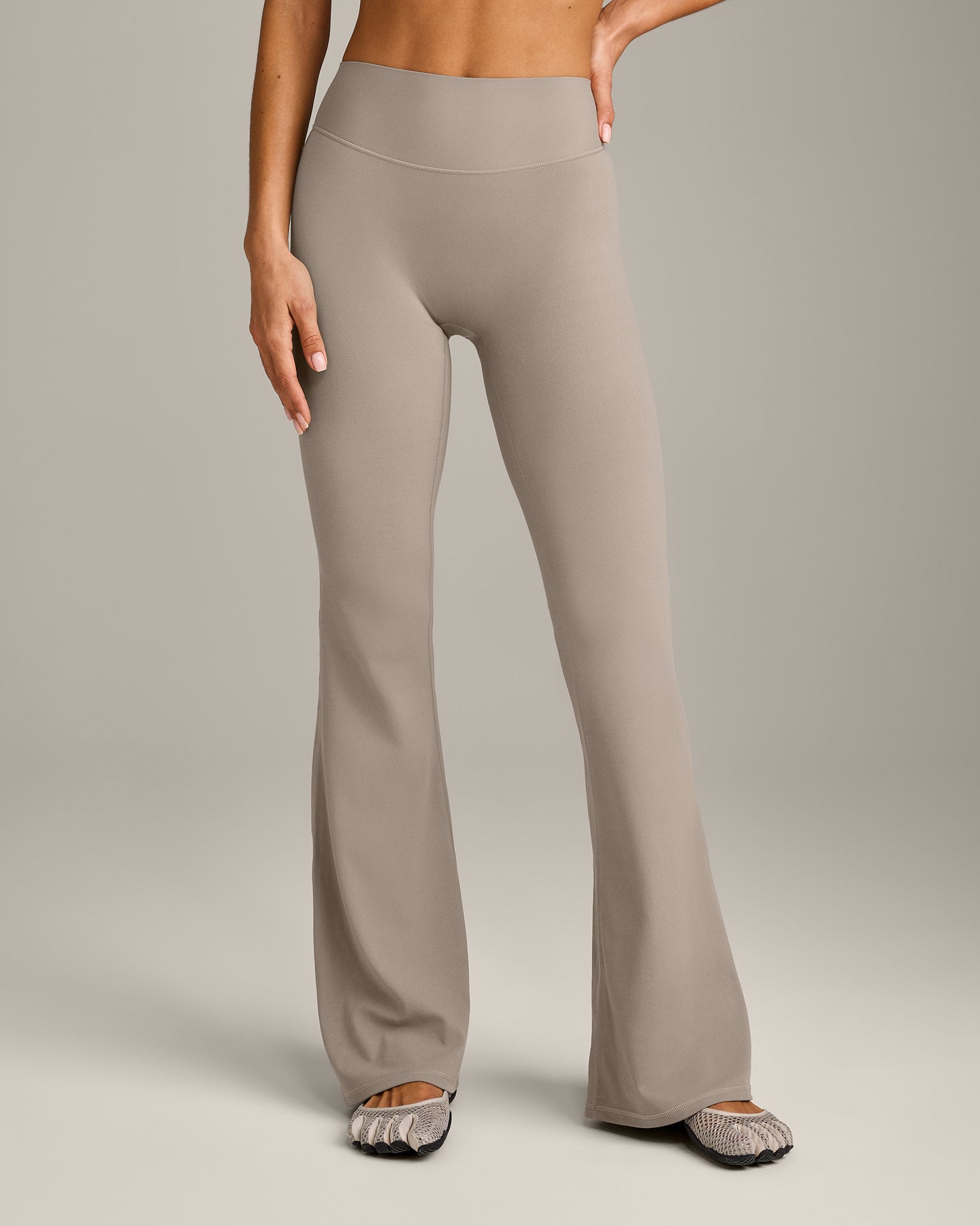 SoftMotion Flared Bottoms with White Logo | Warm Sand - Image 2
