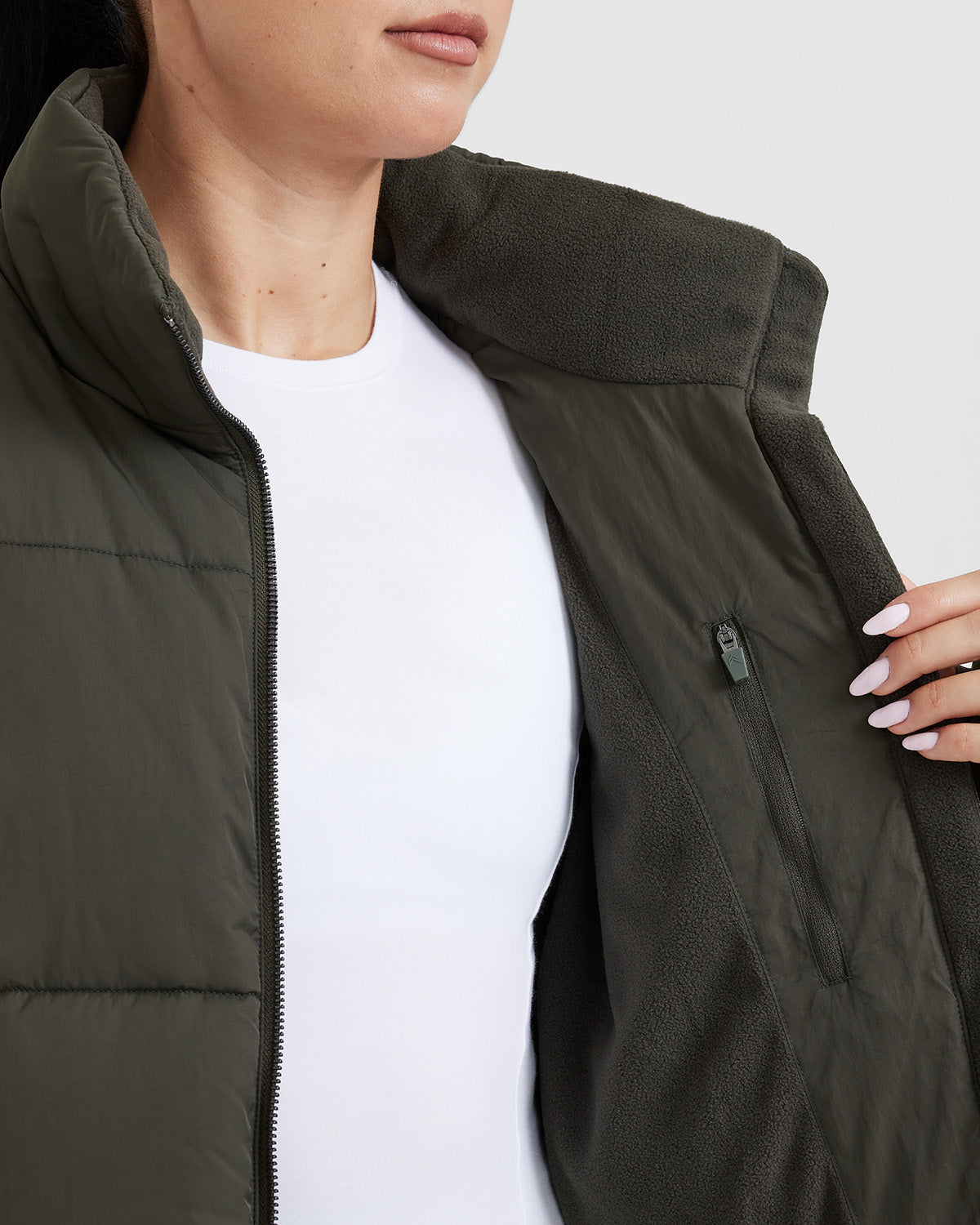 Puffer Jacket | Khaki - Image 4