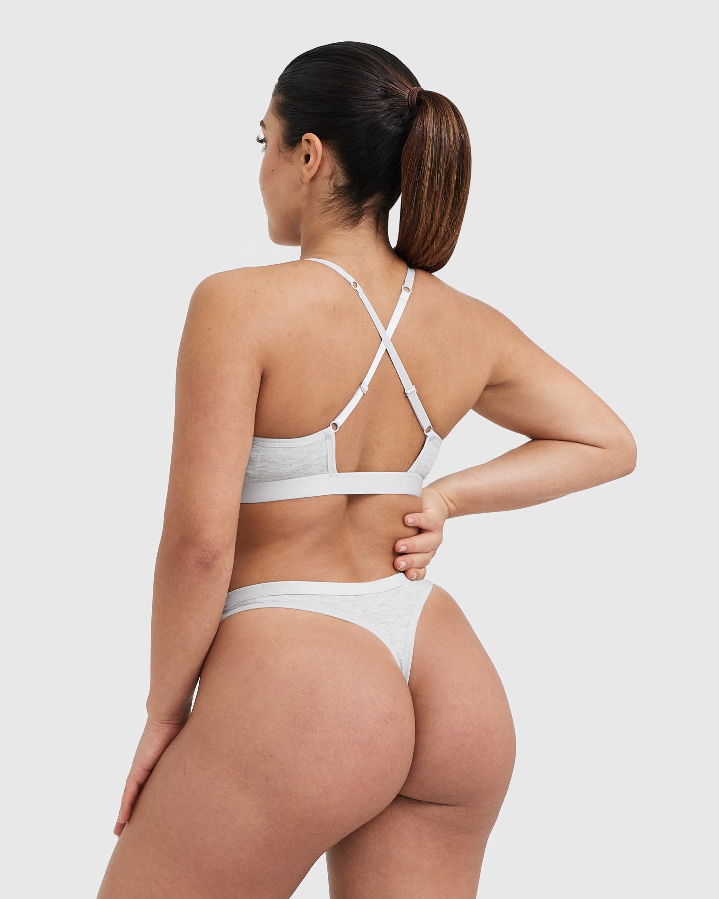 Soft Classic Bralette | Grey Marl - Image 2