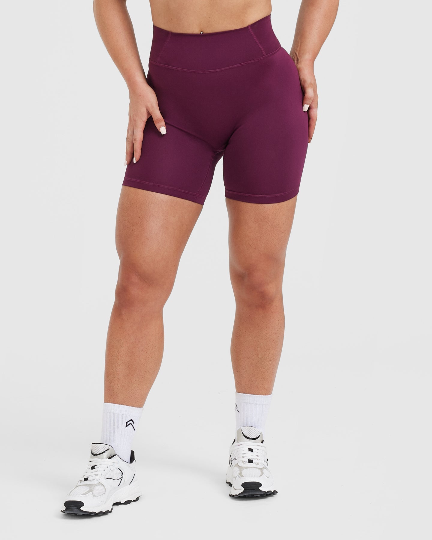 Timeless High Waisted Shorts 6" | Ripe Fig