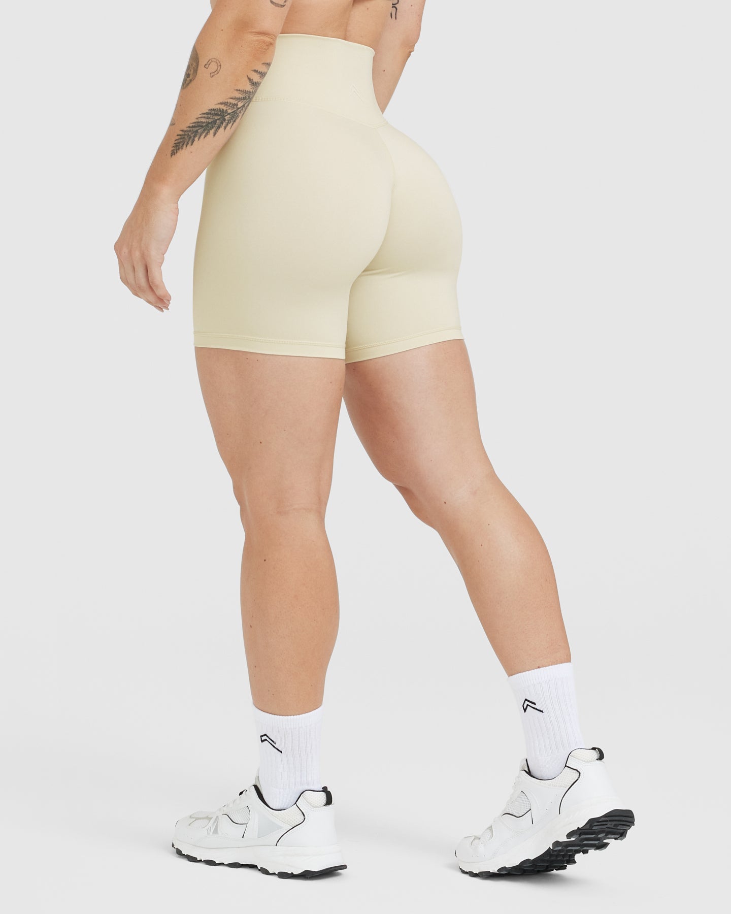 Timeless High Waisted Shorts 6" | Vanilla - Image 2