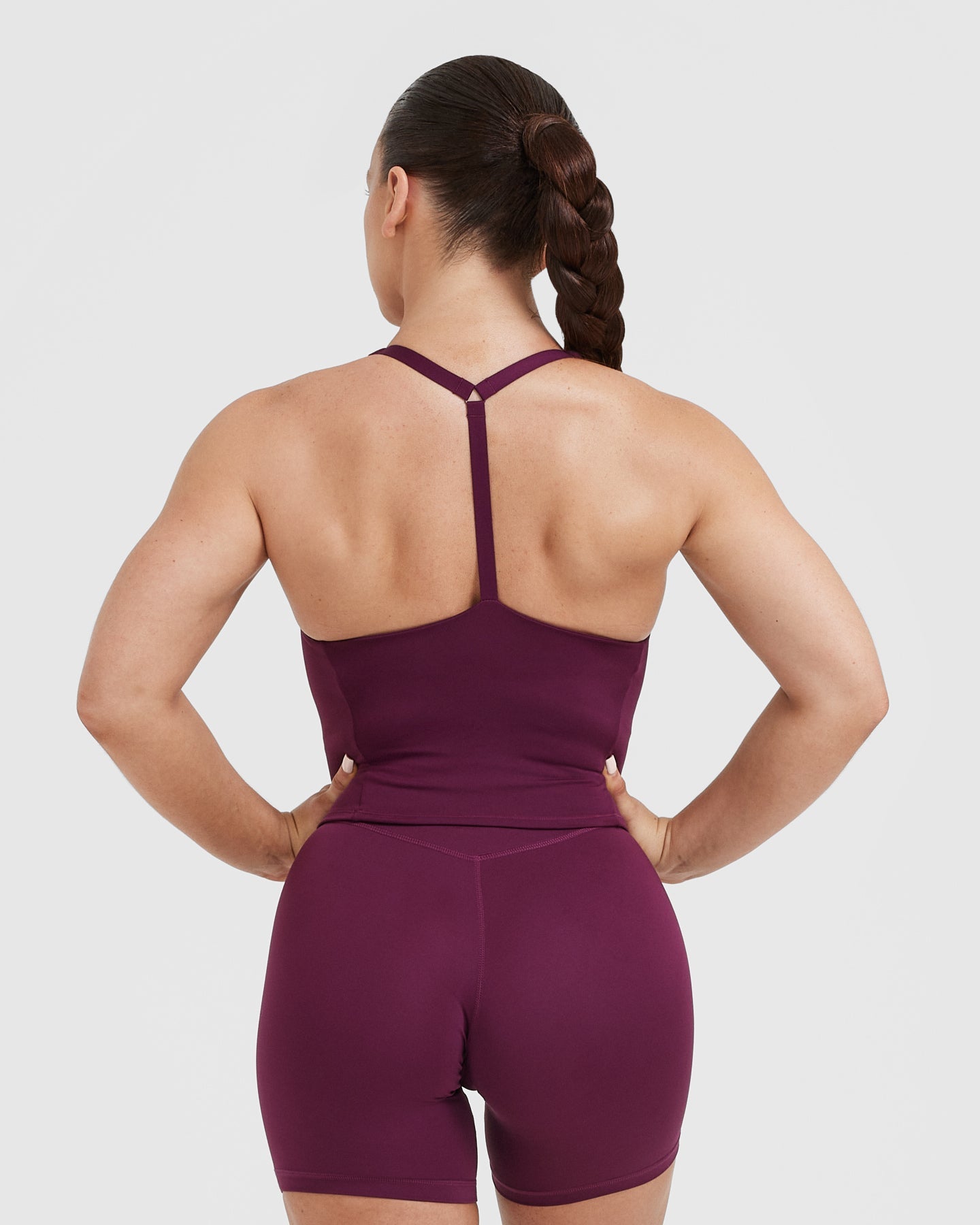 Timeless Square Neck Mid Vest | Ripe Fig - Image 2