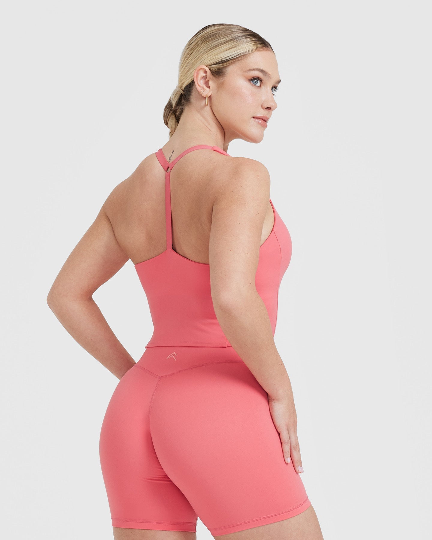 Timeless Square Neck Mid Vest | Amplify Pink - Image 2