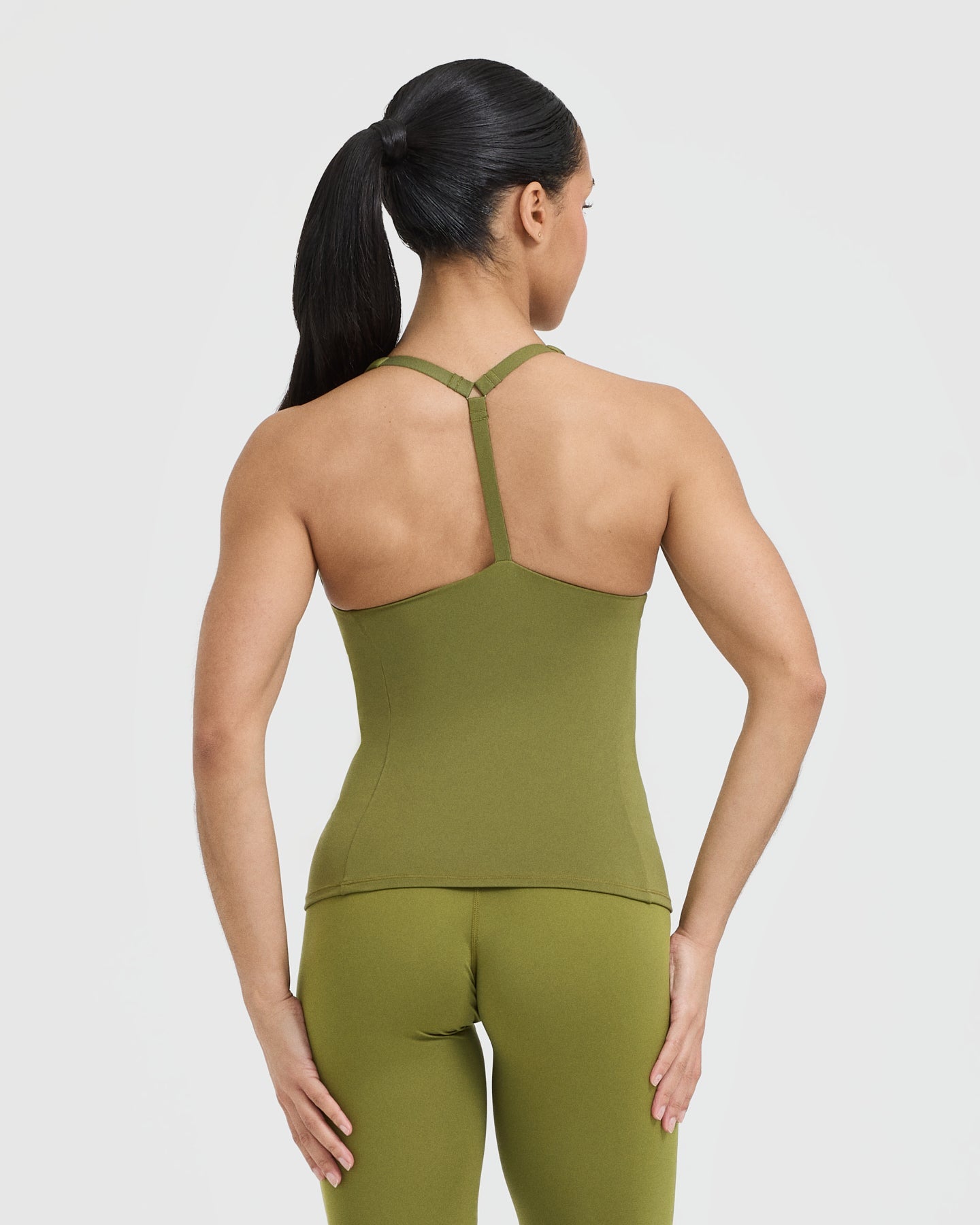 Timeless Square Neck Vest | Olive Green - Image 2