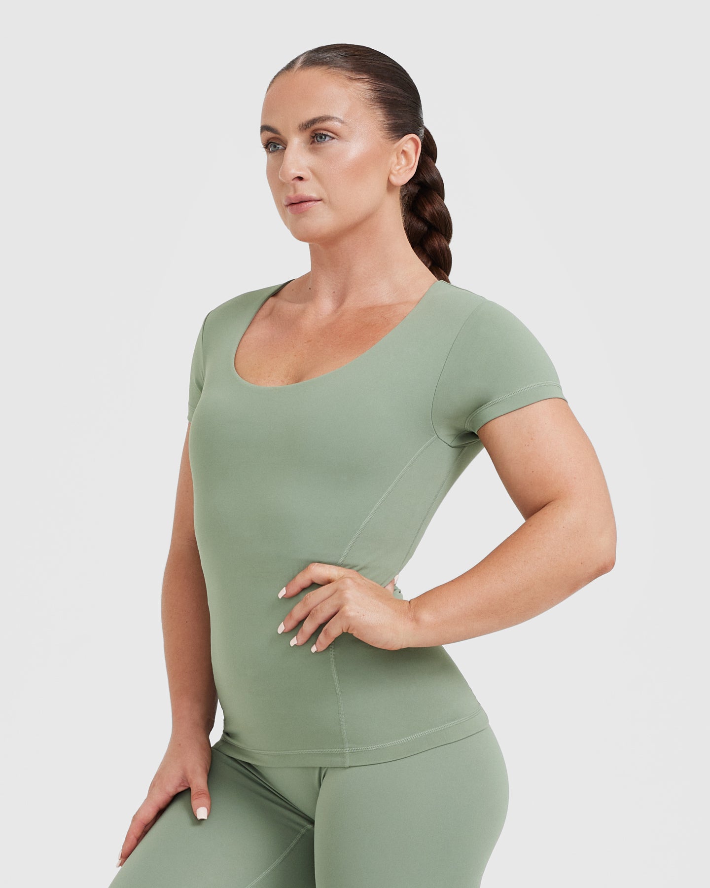 Timeless Short Sleeve Tee | Sage - Image 3