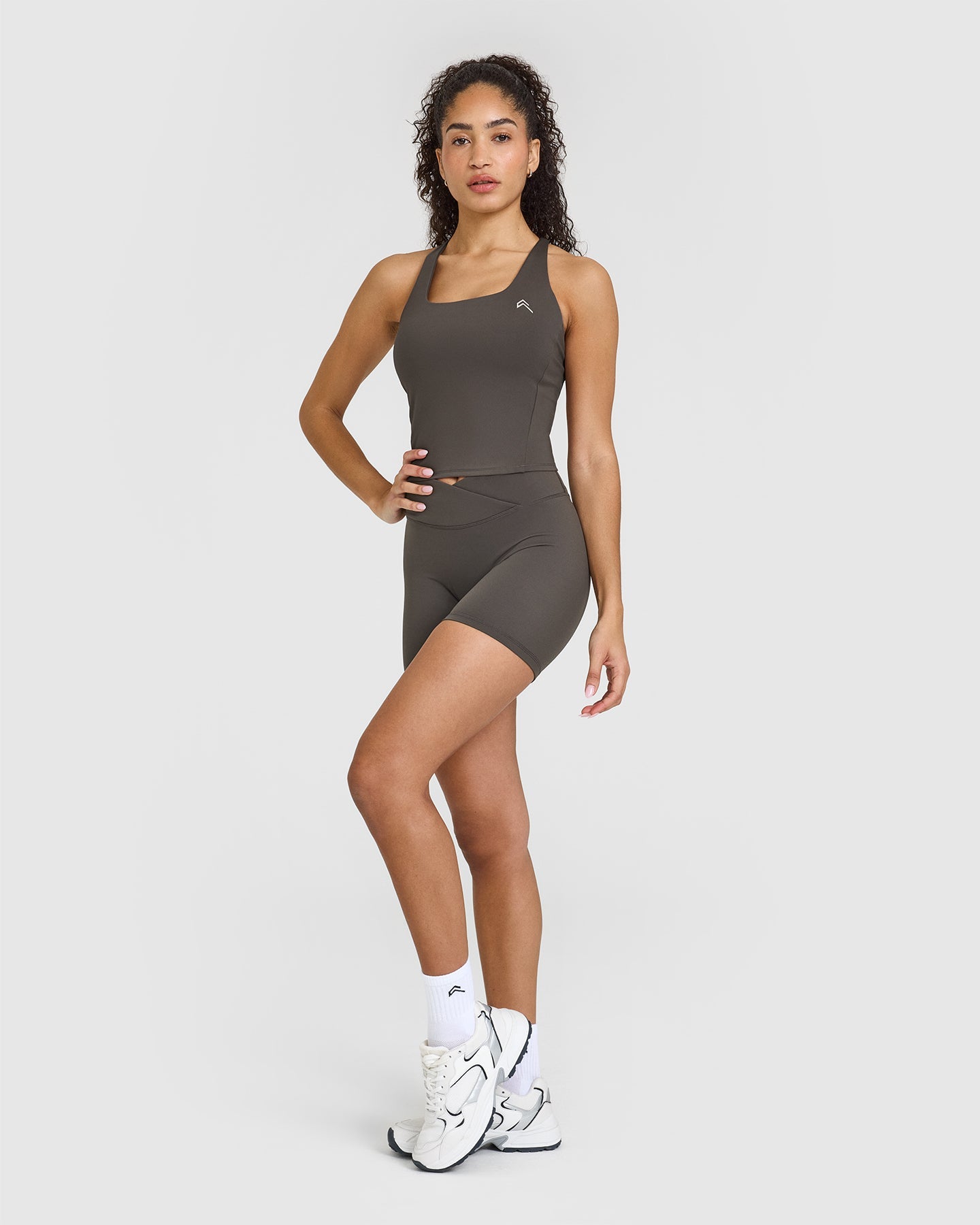 Timeless Square Neck Mid Vest | Deep Taupe - Image 3