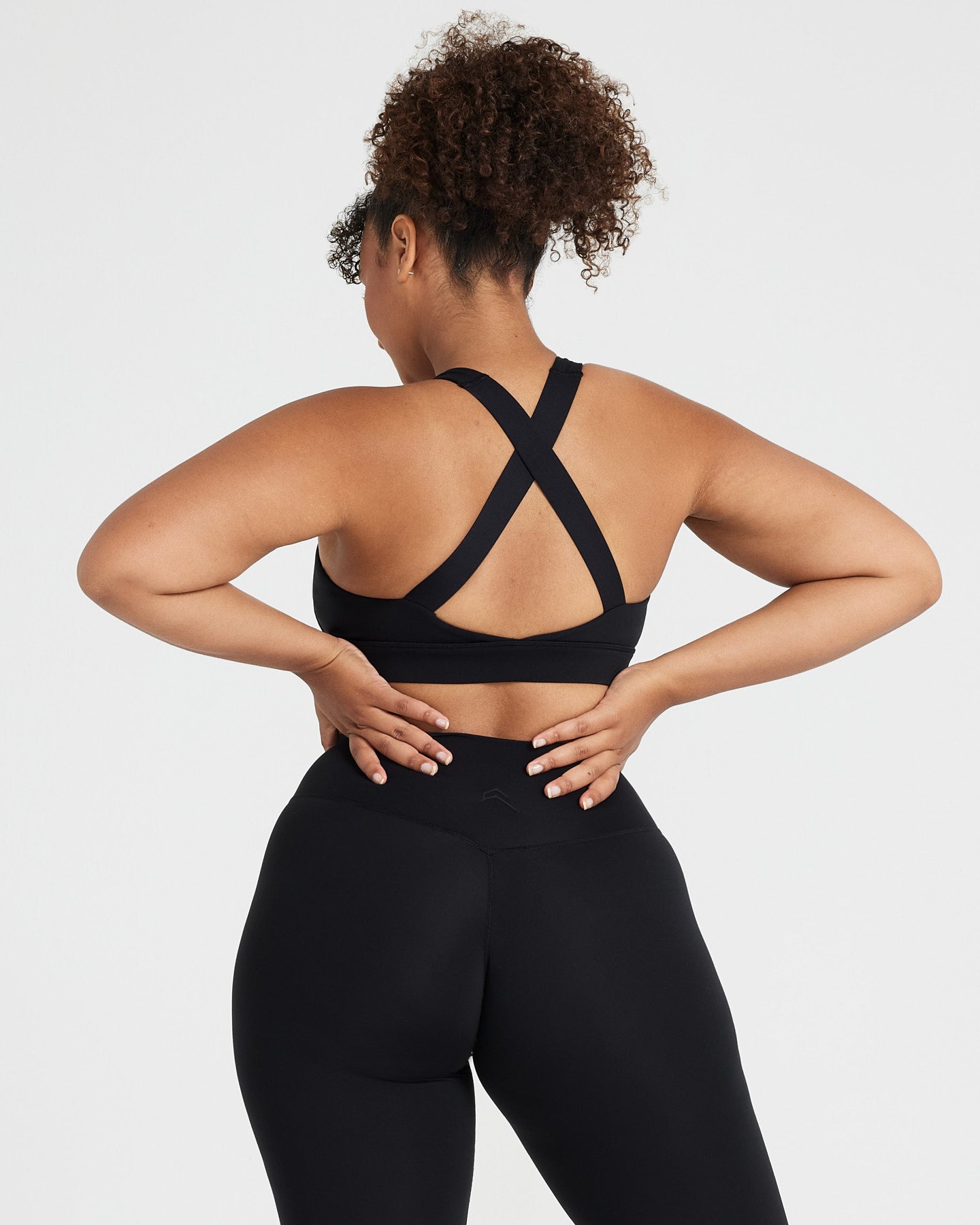 Timeless Wide Strap Sports Bra | Black - Image 4