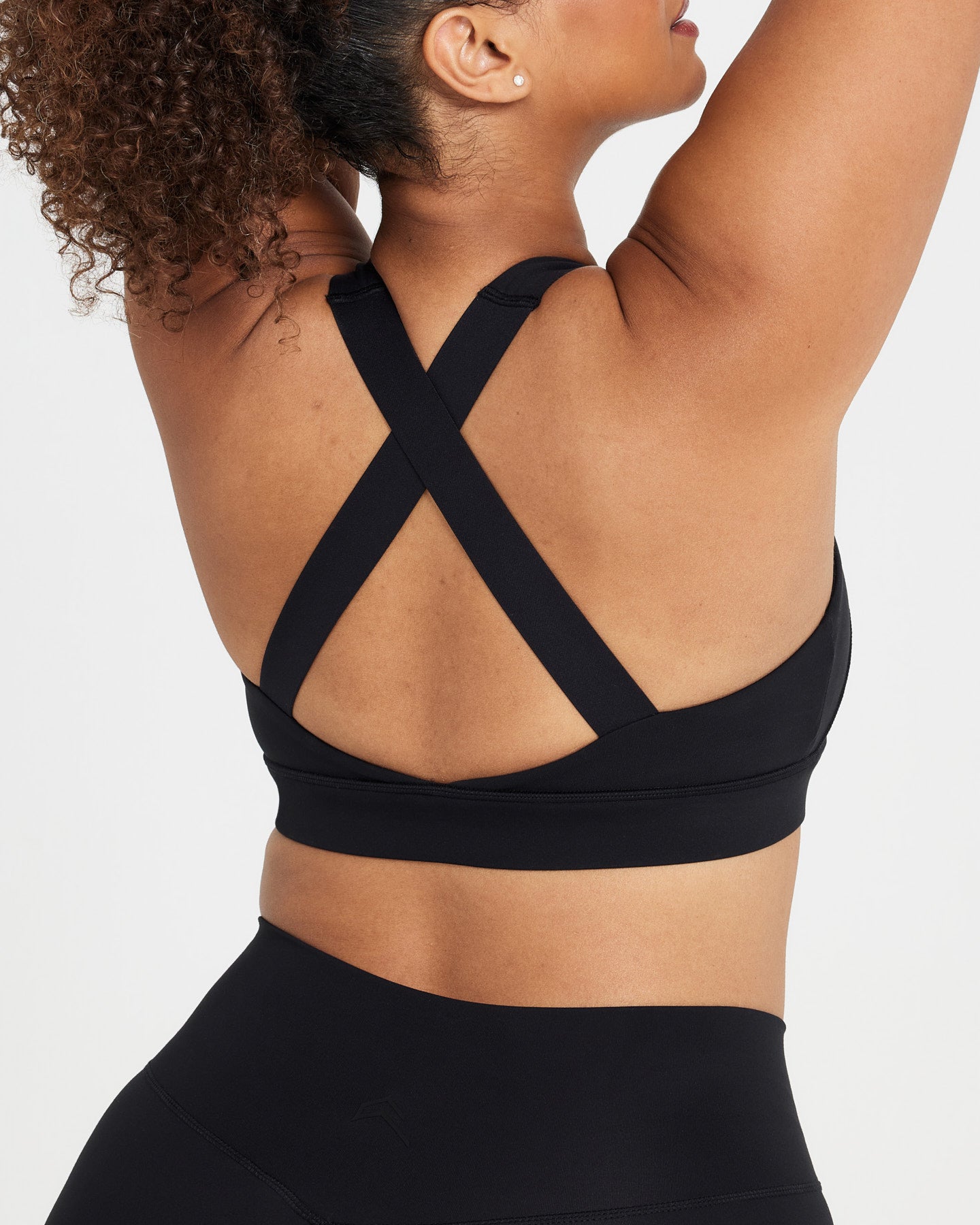 Timeless Wide Strap Sports Bra | Black - Image 5