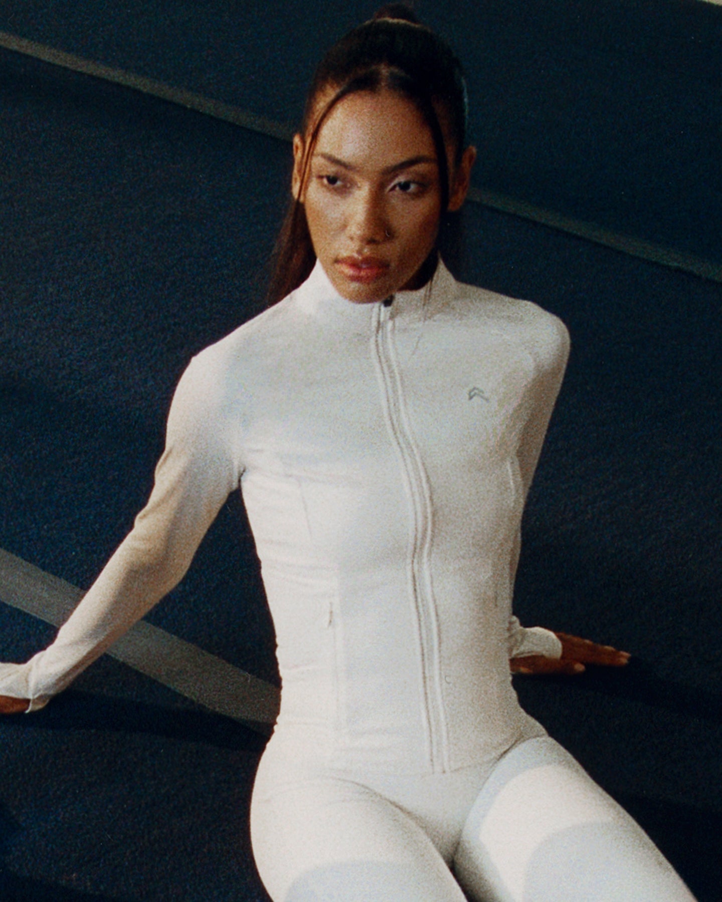 UnifiedMove Pocket Jacket with Reflective Logo | Marshmallow White - Image 2